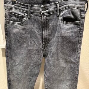 MOTHER Women's Gray Slim Jeans